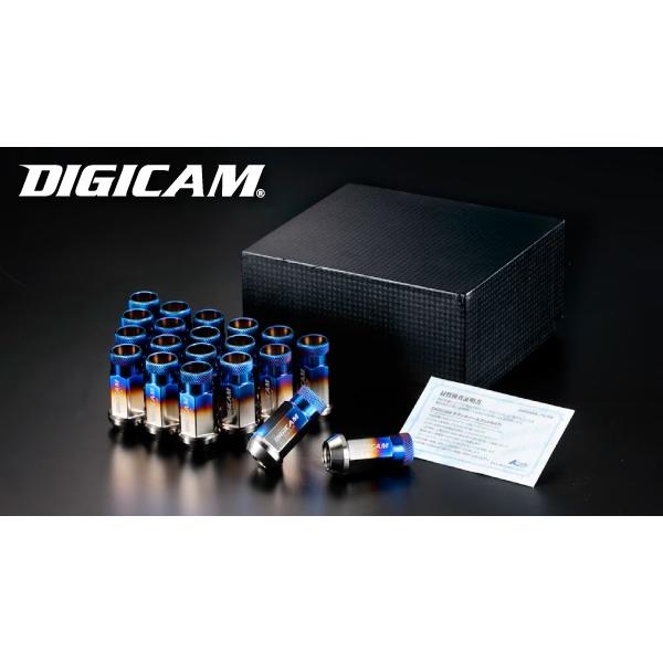 ケースペック DIGICAM チタンレーシングナット 20本セット [M14×P1.5 