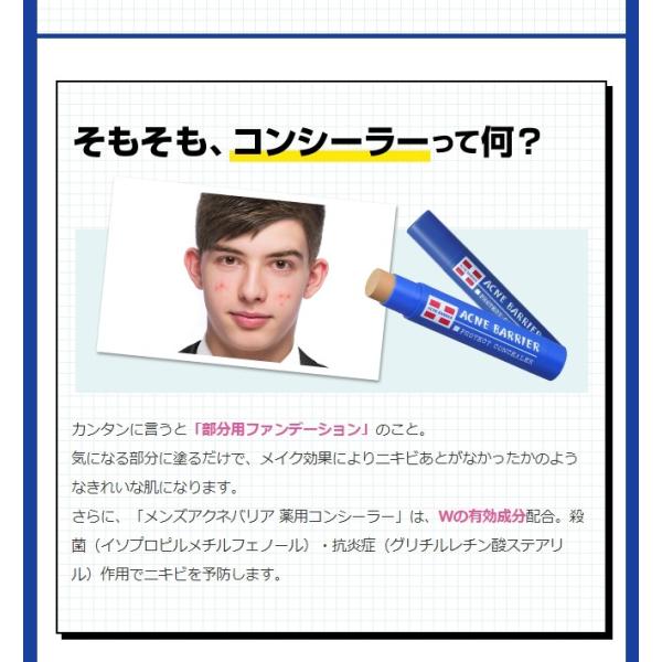メンズアクネバリア 薬用コンシーラー ナチュラル(標準的な肌色)医薬部外品 5g /【Buyee】 メンズアクネバリア 薬用コンシーラー ナチュラル(標準的な肌色)医薬部外品 5g /【Buyee】