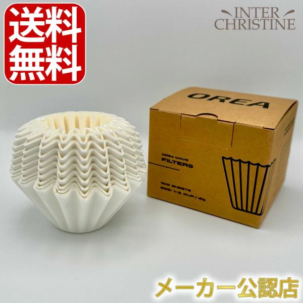 OREA Filter Paper WAVE オレア ウェーブフィルター 100枚入(V4/185サイズ)