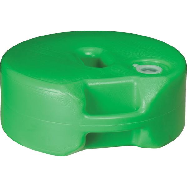 メーカー直送のため代引きでの決済は不可となります。銀行振り込み・コンビニ・クレジット・後払い決済でご購入下さい。フェンス用タンクベース（水入れ用）　グリーン水または砂を入れてフェンス用のおもりとして使用フェンスジョイントST型、ST-2、S...