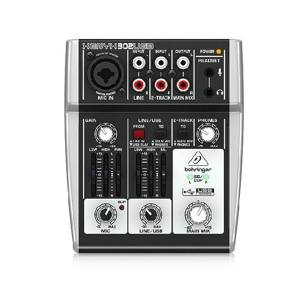(未使用･未開封品)　Behringer ベリンガー USBオーディオインターフェース搭載DAW対応ミキサー 302USB XENYX 7z28pnb BEHRINGER 302USB XENYX 【USBオーディオインターフェース搭載