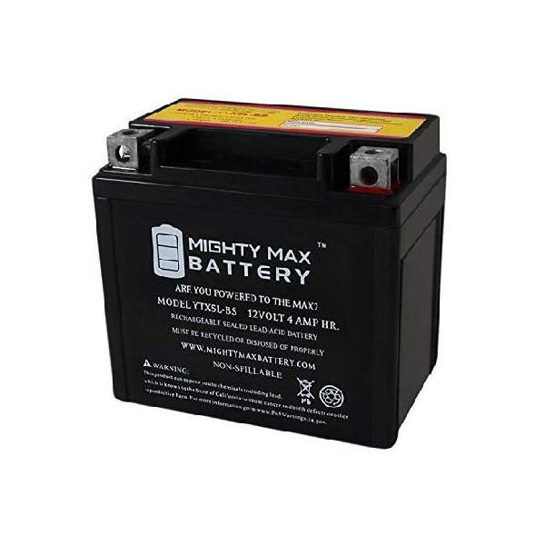 ノブディープ 並行輸入品】 YTX5L-BS -12ボルト 4 AH 80 CCA 充電式メンテナンス