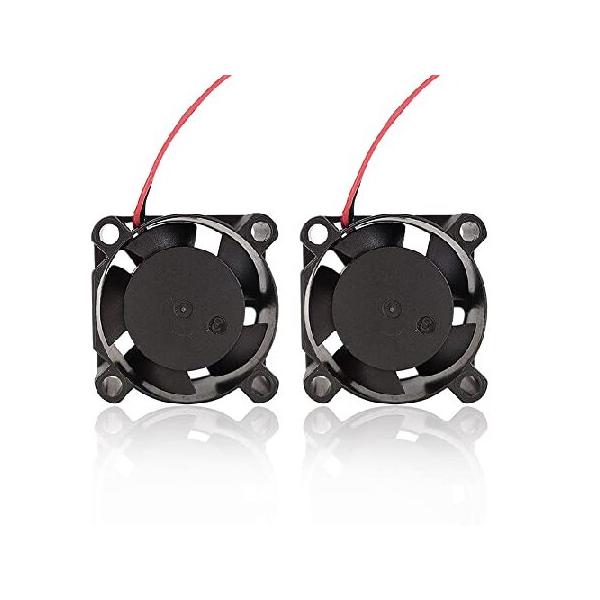 【並行輸入品】 2個×25×10ブラシレス冷却ファン小さなマイクロフローCFM 12 V C11 BXR 25ミリメートル