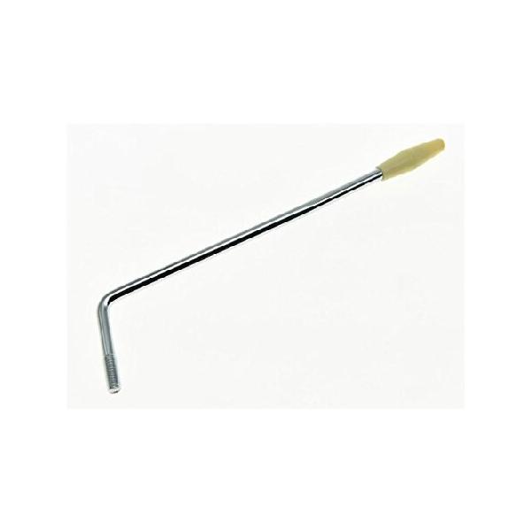 【並行輸入品】 KAISH 直径5.8mm クローム クリームチップ付き STストラットギター トレモロ トレムアーム ワミーバー Stratにフィット