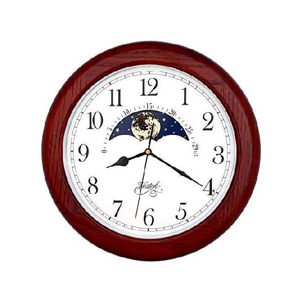 並行輸入品】 JUSTIME ムーンフェイズ かけ時計 大きい時計 壁掛け