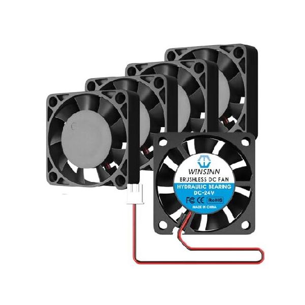 【並行輸入品】 WINSINN 40mm 24V ファン 油圧ベアリング 5000回転 4010 3Dプリンター専用冷却ファン Ender3/CR-10交換用 30cm XH2.54-2PINケーブル ブラシレス
