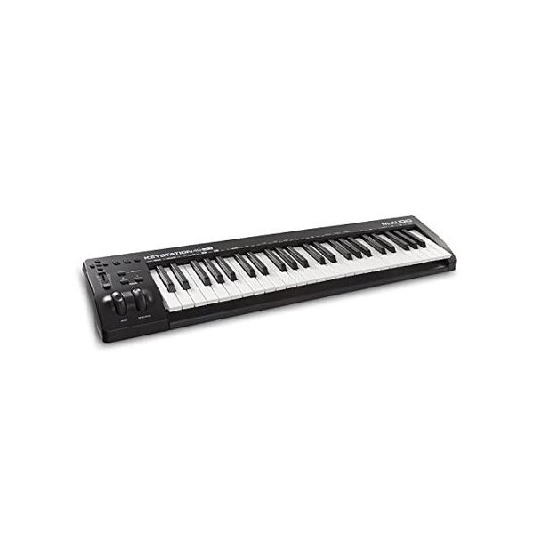 【並行輸入品】 M-Audio USB MIDIキーボード ベロシティ対応49鍵盤 DAWの操作 ピアノ音源 音楽制作 ソフトウェア付属 Keystation49 MK3