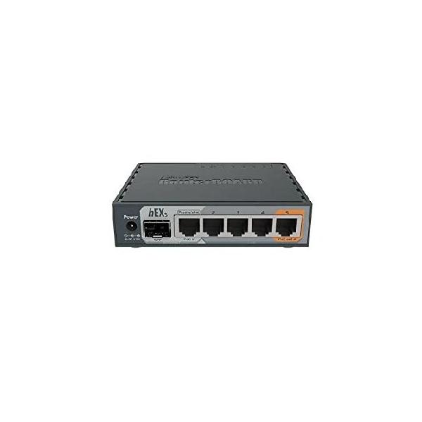 Mikrotik hEx S 有線LANルータ 並行輸入品】 MikroTik hEX S Gigabit Ethernet Router with SFP