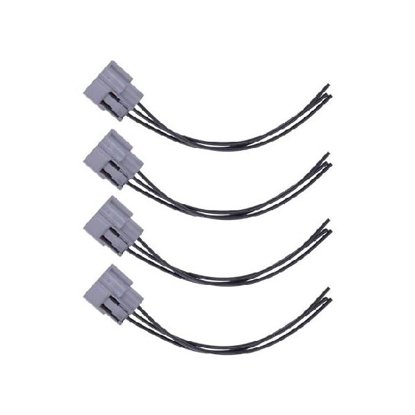 【並行輸入品】 NewYall イグニッションコイルコネクター 修理ハーネスプラグ 配線ピグテール 4個パック
