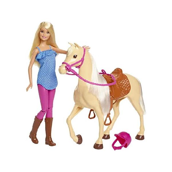バービー(Barbie) オンライン限定 おうまにのれる しろい