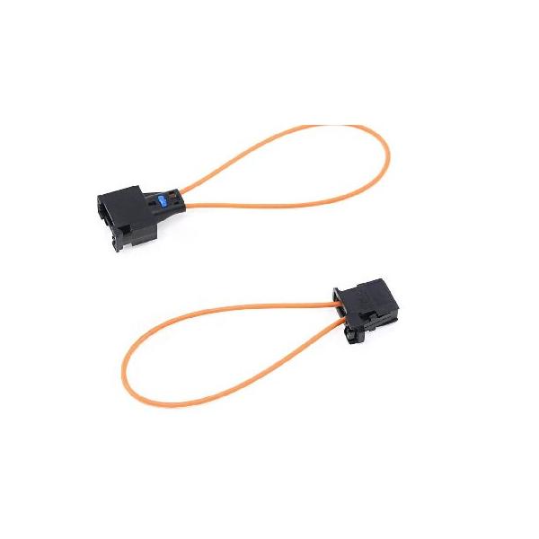 【並行輸入品】 Swpeet 2個入り ほとんどの光ファイバーループ オス＆メス コネクターキット 診断デバイスツール ナビゲーションシステム メス/オス アダプター
