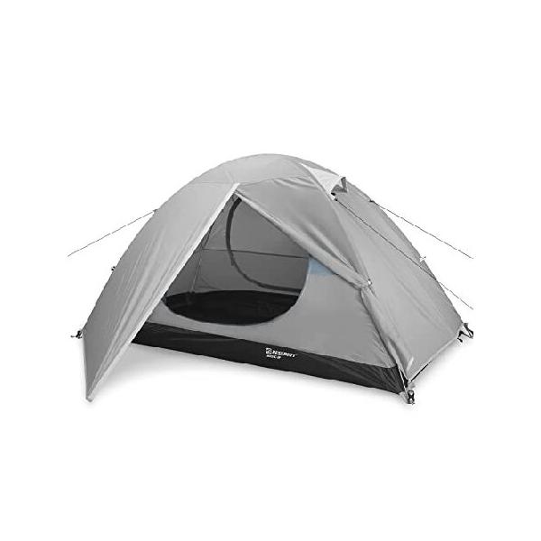 【並行輸入品】 Bessport Camping Tent 1 Person Tent Waterproof Two Doors Tent Easy Setup Lightweight for Outdoor, Hiking Mountaineering Travel
