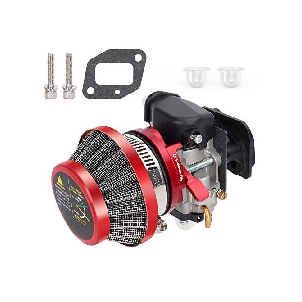 【並行輸入品】 15mm キャブレターアップグレードキット エアフィルターセット 2ストローク 43cc 47cc 49cc スタンドアップガススクーター ATV