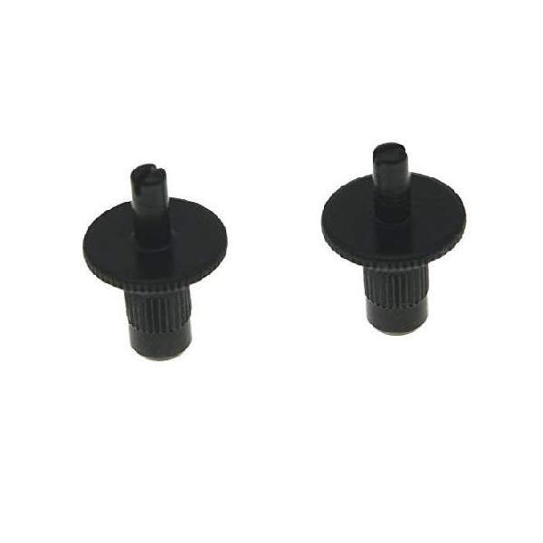【並行輸入品】 KAISH Set of 2 Nashville Style Guitar Tune-o-matic Bridge Posts Guitar Bridge Studs Bridge Post with Anchors for USA Les Paul Black