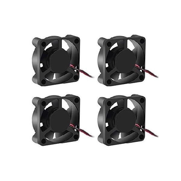 【並行輸入品】 Dorhea 30x30x10mm 12V ファン DCブラシレス冷却ファン 3010 DC 12V 3Dプリンター押出機Hotend V6 V5 CPU 2ピン対応 (4個)