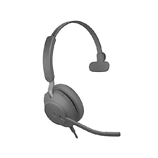 Jabra Evolve2 40 有線ヘッドセット Amazon.com: Jabra Evolve2 40 MS Wired Headphones, USB-A