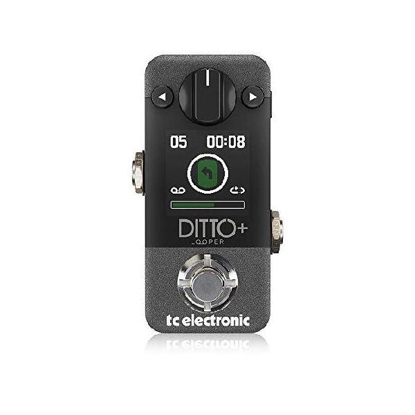 他サイト： 【並行輸入品】 TC Electronic コンパクトサイズルーパーペダル 99スロット 60分のループタイム カラーディスプレイ Extendループモード DITTO+ LOOPER 黒の商品画像