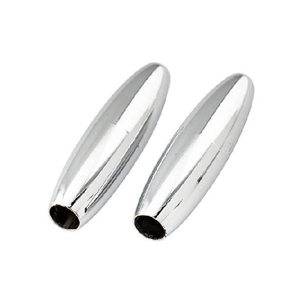 【並行輸入品】 Musiclily Proインチ規格プラスチック製 ストラト用トレモロアームキャップ USA/メキシコストラトスタイルギター用、クローム（2個）