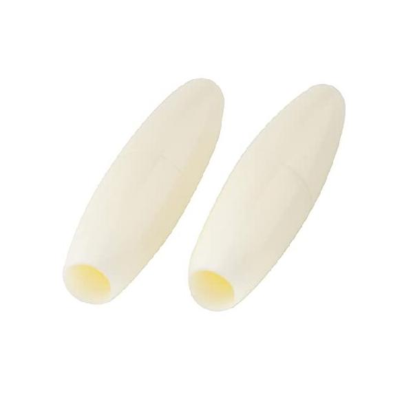 【並行輸入品】 Musiclily Proインチ規格プラスチック製 ストラト用トレモロアームキャップ USA/メキシコストラトスタイルギター用、エイジドホワイト（2個）