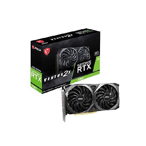 並行輸入品】 MSI GeForce RTX 3060 VENTUS 2X 12G OC Gaming Graphics