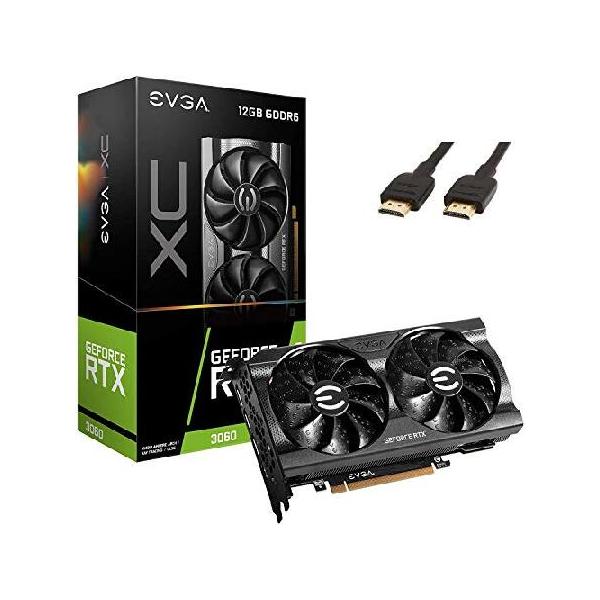 並行輸入品】 EVGA GeForce RTX 3060 XC Gaming 12GB GDDR6 12G-P5