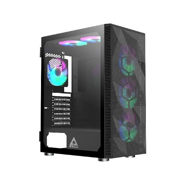 【並行輸入品】 Montech X3メッシュ、6ファン - 140mm x 3 ＆ 120mm 固定RGB照明ファン、ATX ミッドタワー