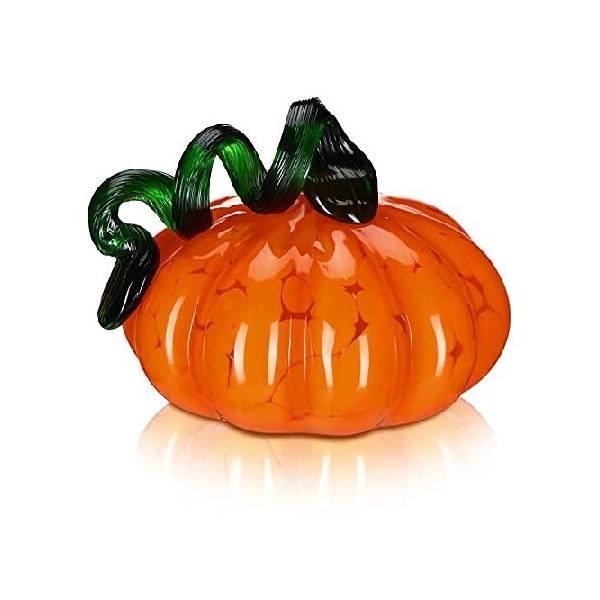 並行輸入品】 Newtay 感謝祭 ガラス カボチャ 秋 吹きかぼちゃ