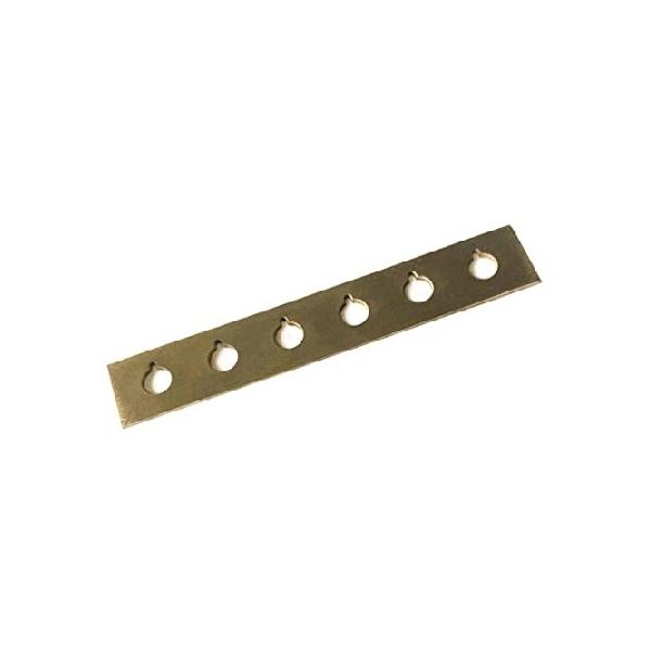 【並行輸入品】 Jiayouy アコースティック ギター ブリッジ ピン ホール スロット 修理 プレート 金具 ギター 交換 パーツ アルミ合金(スタンダードタイプ)