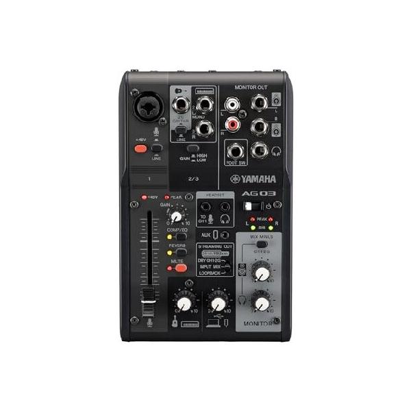 並行輸入品】 ヤマハ AG03MK2 ブラック 6チャンネル ライブ