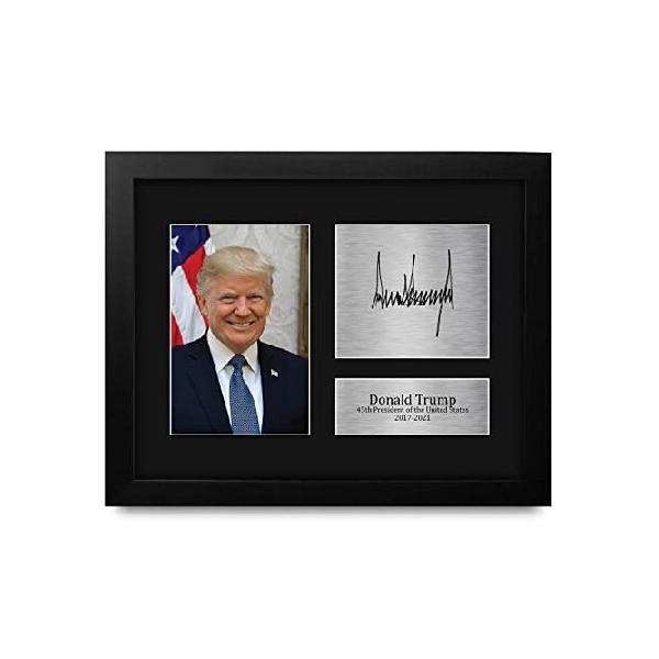 アメリカ大統領【ドナルド・トランプ】サインプリントフレーム証明書付 3 アメリカ大統領【ドナルド・トランプ】サインプリントフレーム
