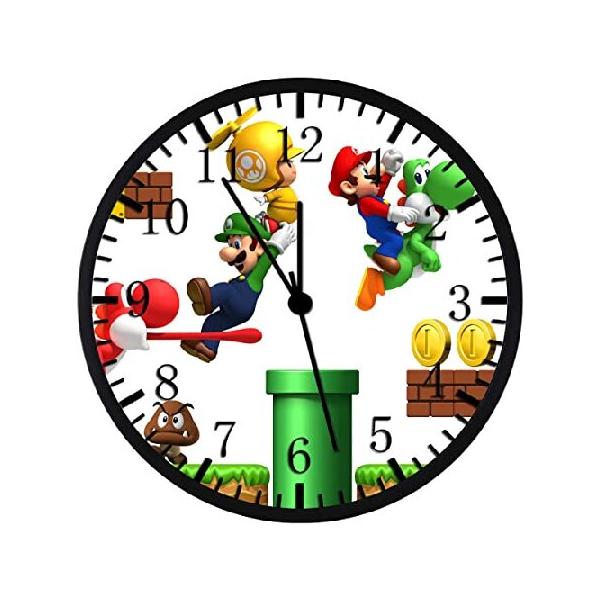 並行輸入品】 12インチ スーパーマリオ 壁掛け時計 カチカチカチ
