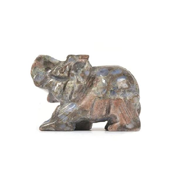 並行輸入品】 Justinstones Llanite 象の置物 オフィス ホーム