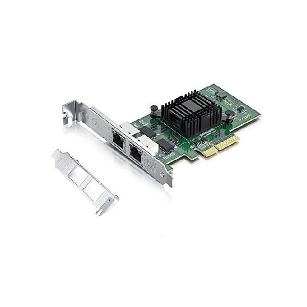 並行輸入品】 Gigabit デュアルNIC Intel 82576チップ付き 1GB