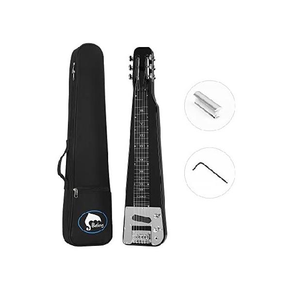 並行輸入品】 Batking ラップ スチール ギター 6弦 スロット