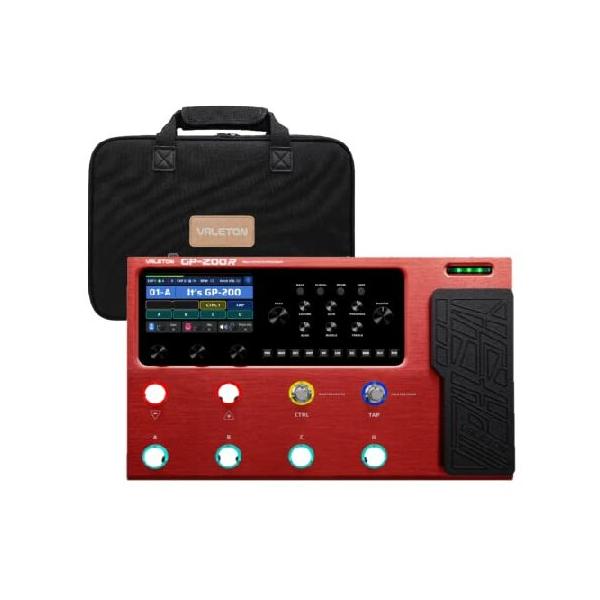 並行輸入品】 Valeton GP200R マルチエフェクト レッド + ギグバッグ