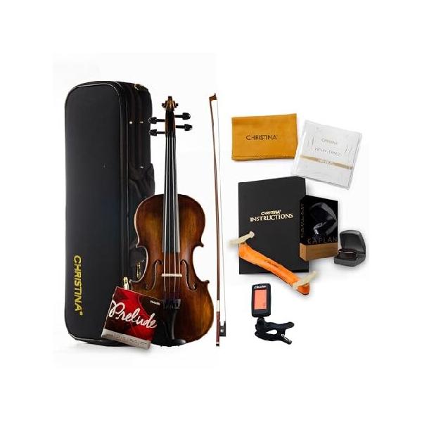 Christina V09 子供と大人のバイオリン学生または初心者のフルサイズ