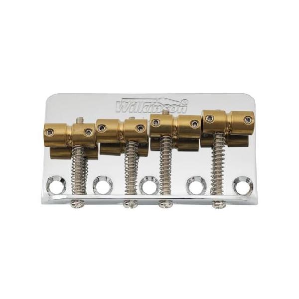 並行輸入品】 Wilkinson WBBCヴィンテージ4弦ベースブリッジ ブラス