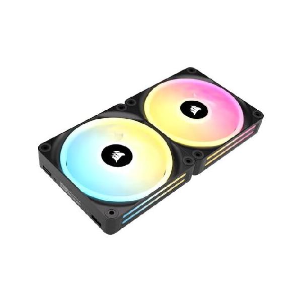 並行輸入品】 CORSAIR iCUE LINK QX140 RGB スターターキット 140mm