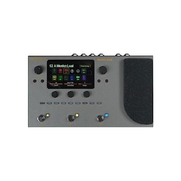 【並行輸入品】 SONICAKE Multi Effects Processor with Expression Pedal Guitar Bass Amp Modeling IR Cabinets Simulation FX Loop MIDI Stereo OTG USB