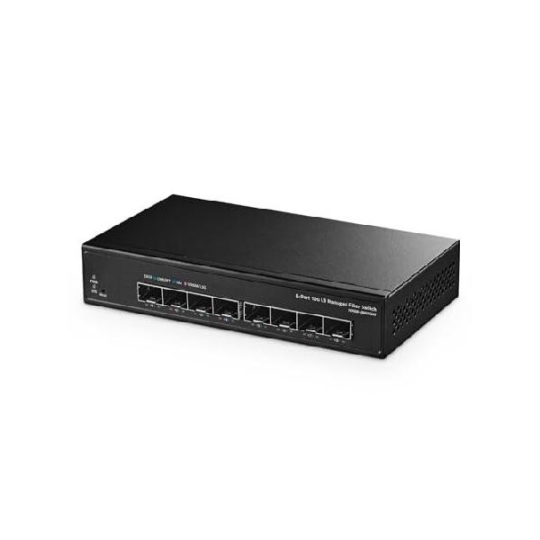 Binardat 8ポート10ギガビットSFP+ マネージドスイッチ1G/10G 並行輸入品】 Binardat 8ポート 10ギガビット SFP+ マネージドスイッチ