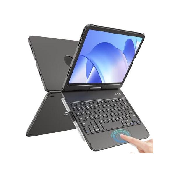 【在庫処分】iPad用 10世代 キーボードケース - 10.9インチ タッチパ Amazon | iPad 第10世代 iPad A16 キーボードケース タッチ