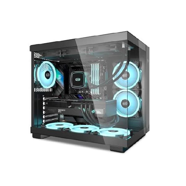 並行輸入品】 PCCOOLER CPS C3T500 ARGB タワー ATXケース PCケース 
