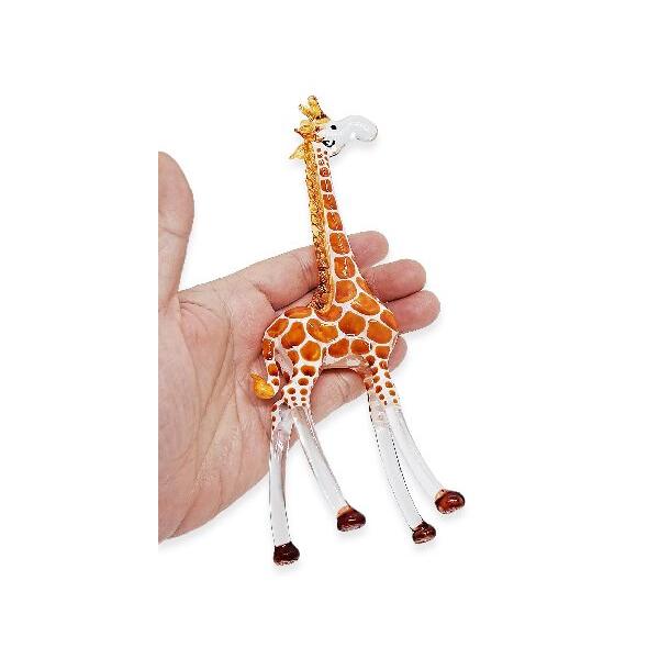 並行輸入品】 ChangThai Design 小さな71/4インチ 立つオレンジキリン