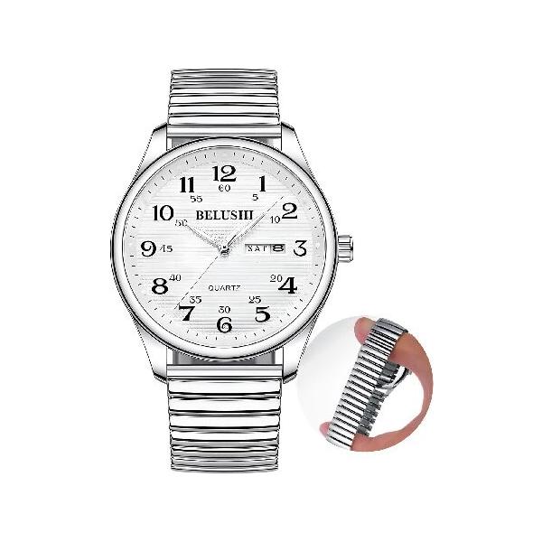 並行輸入品】 Gosasa (ゴササ) 高齢者向け 見やすい クォーツ 腕時計