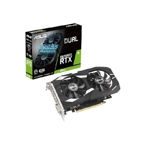 並行輸入品】 ASUS Dual NVIDIA GeForce RTX 3050 6GB ゲーミング