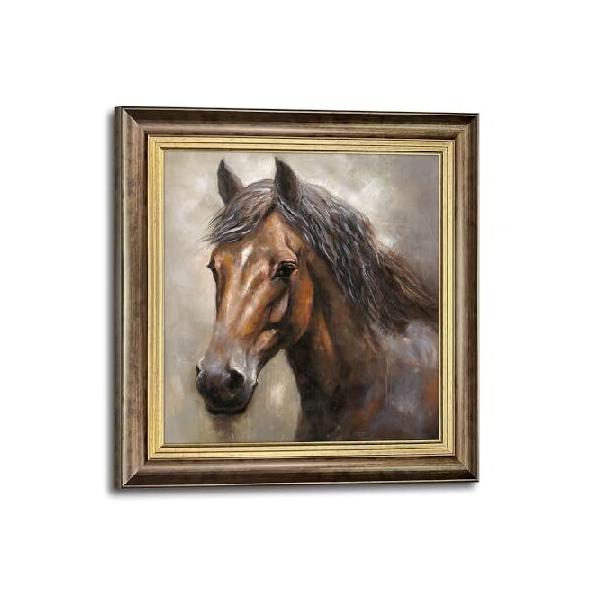 並行輸入品】 馬キャンバスフレームウォールアート:モダンアニマル
