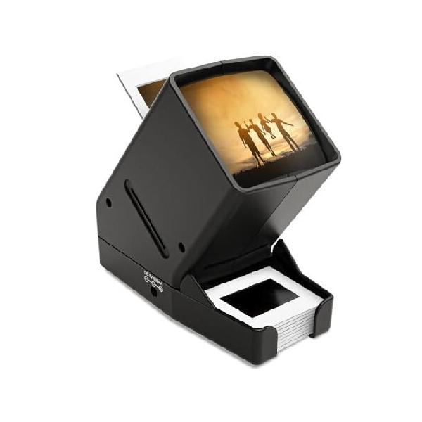 【並行輸入品】 DigitConvert 35mmスライドビューアー 3倍倍率 USB給電/バッテリー操作 35mmスライド＆ポジティブフィルムネガ用(単三電池4本付属)。