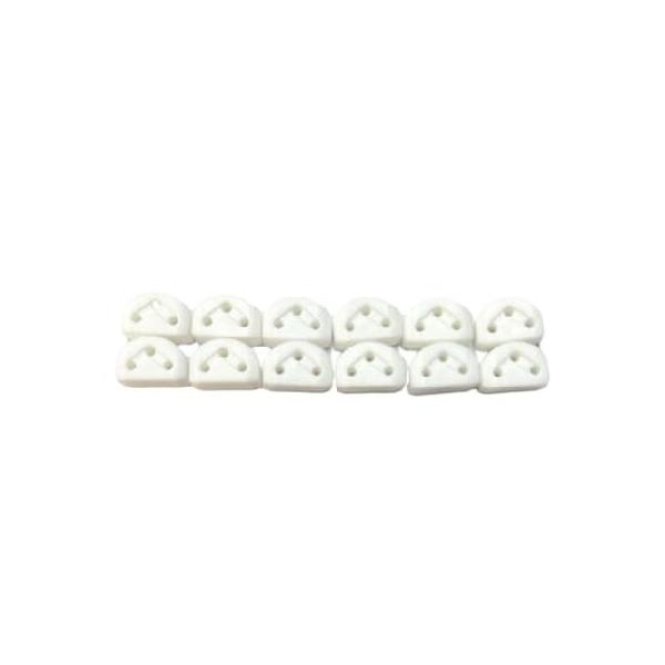【並行輸入品】 Eowluu クラシックギターローラー ストリングツリー ギターストリングタイ ブリッジビーズ ギター＆ナイロン弦ギター用 12個