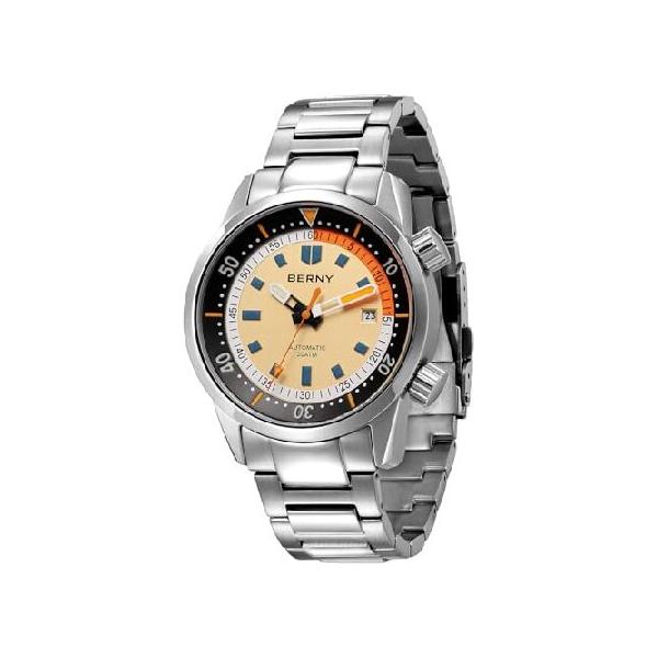 並行輸入品】 BERNY ダイバーズウォッチ 腕時計 メンズ 自動巻き腕時計