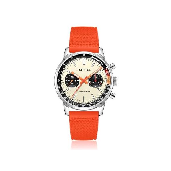 並行輸入品】 TOPHILL 1963 パイロット メンズ レーシング クロノ